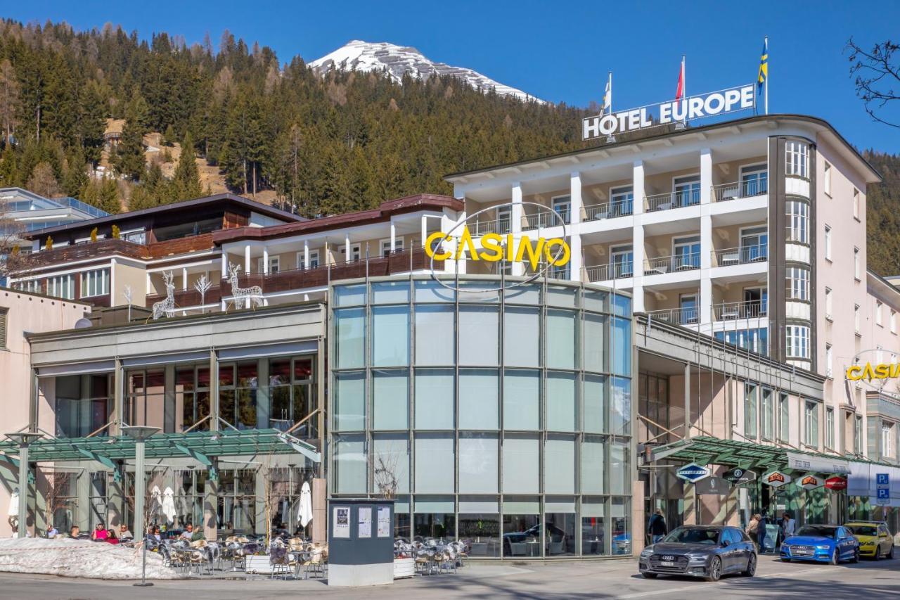 Hotel Europe Davos Bagian luar foto